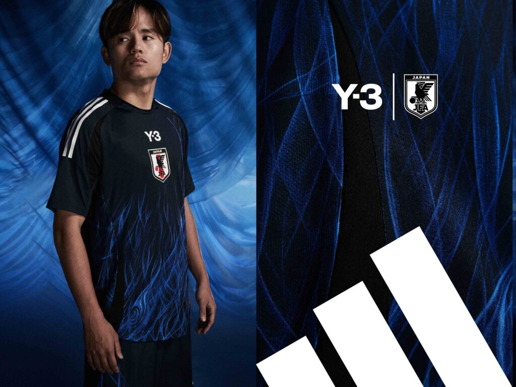 Y-3傳奇設計師山本耀司首次設計日本足球隊球衣