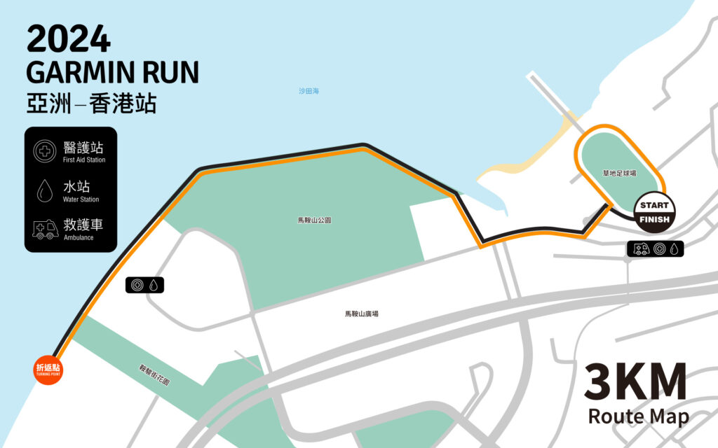 GARMIN RUN 2024香港站 3公里賽事設個人賽及親子賽