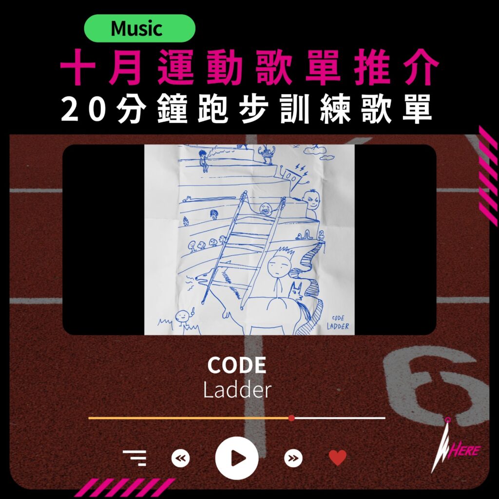 運動歌單十月推介 CODE - Ladder